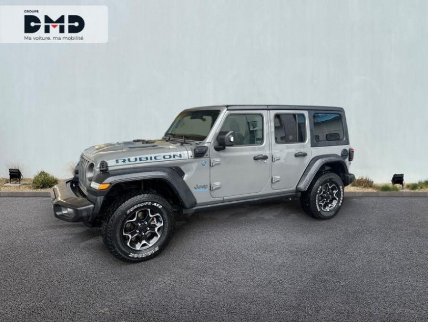 Jeep Wrangler Unlimited 2.0 T 380ch 4xe Rubicon My22 - Visuel #1